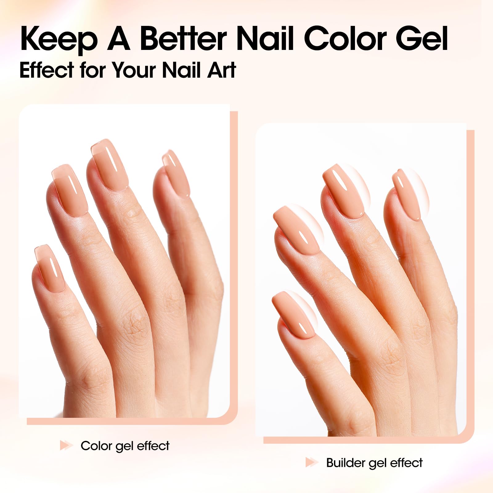 GELLEN compatible base and top coat steps for durable finish.
