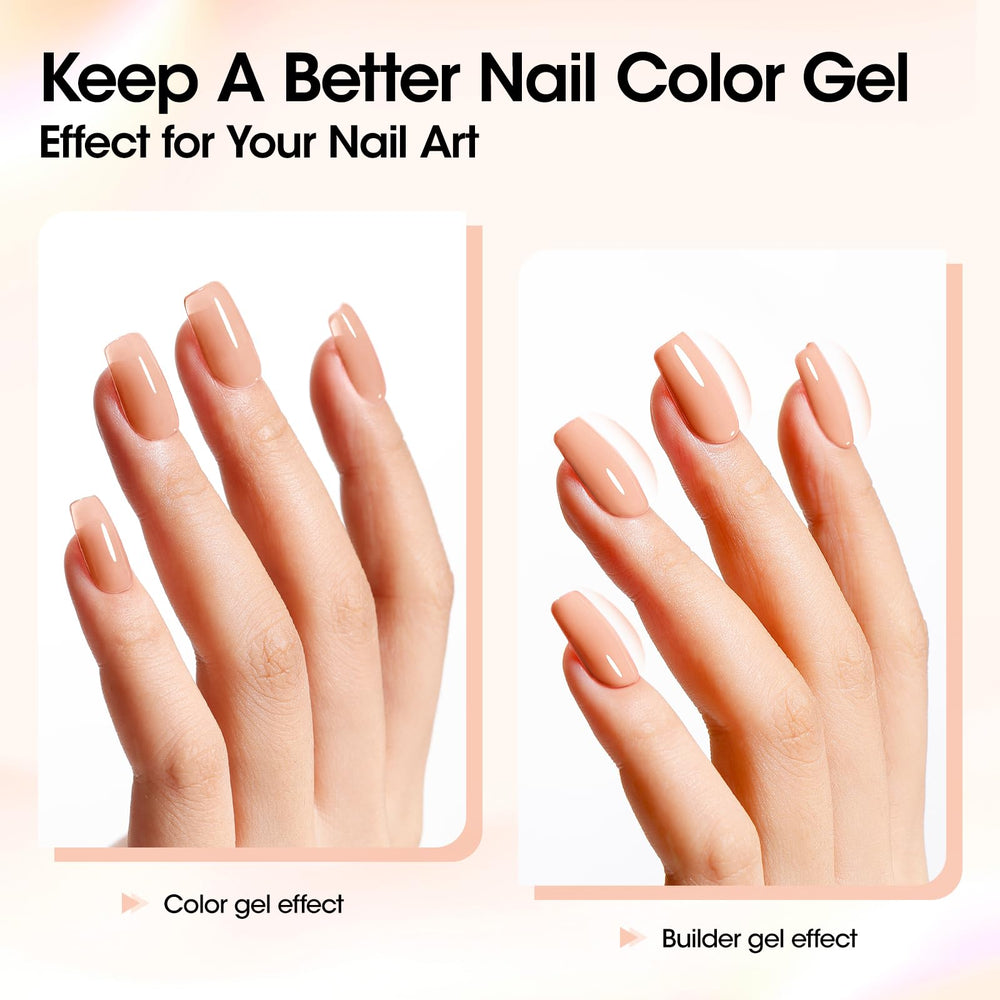 GELLEN compatible base and top coat steps for durable finish.