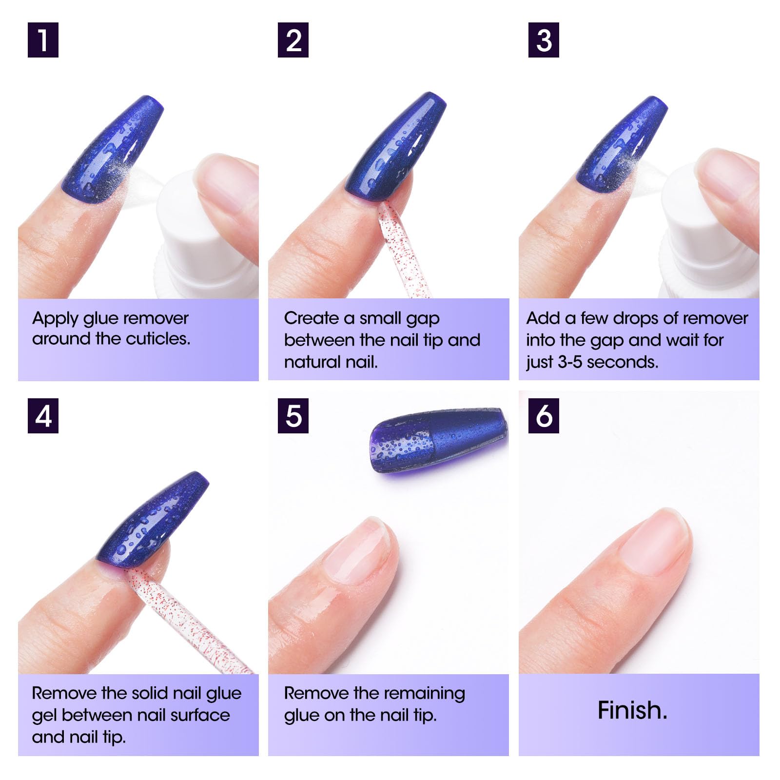 GELLEN beginner-friendly nail remover kit for home use