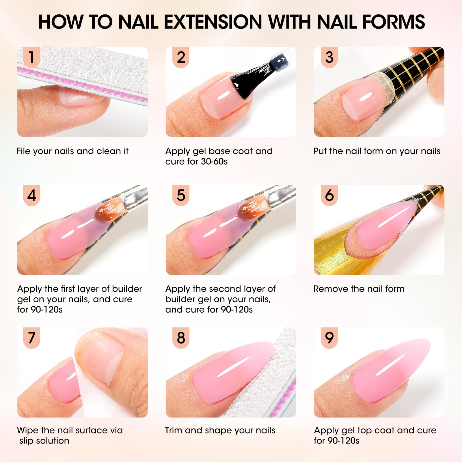 GELLEN kit includes beginner-friendly instructions and 21+ day wear potential.