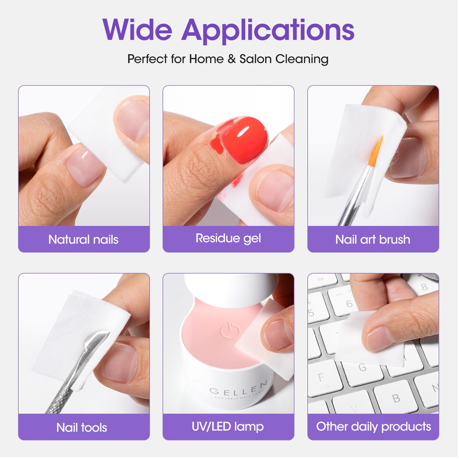 GELLEN cleaner for brushes and tools removes oils and debris efficiently.
