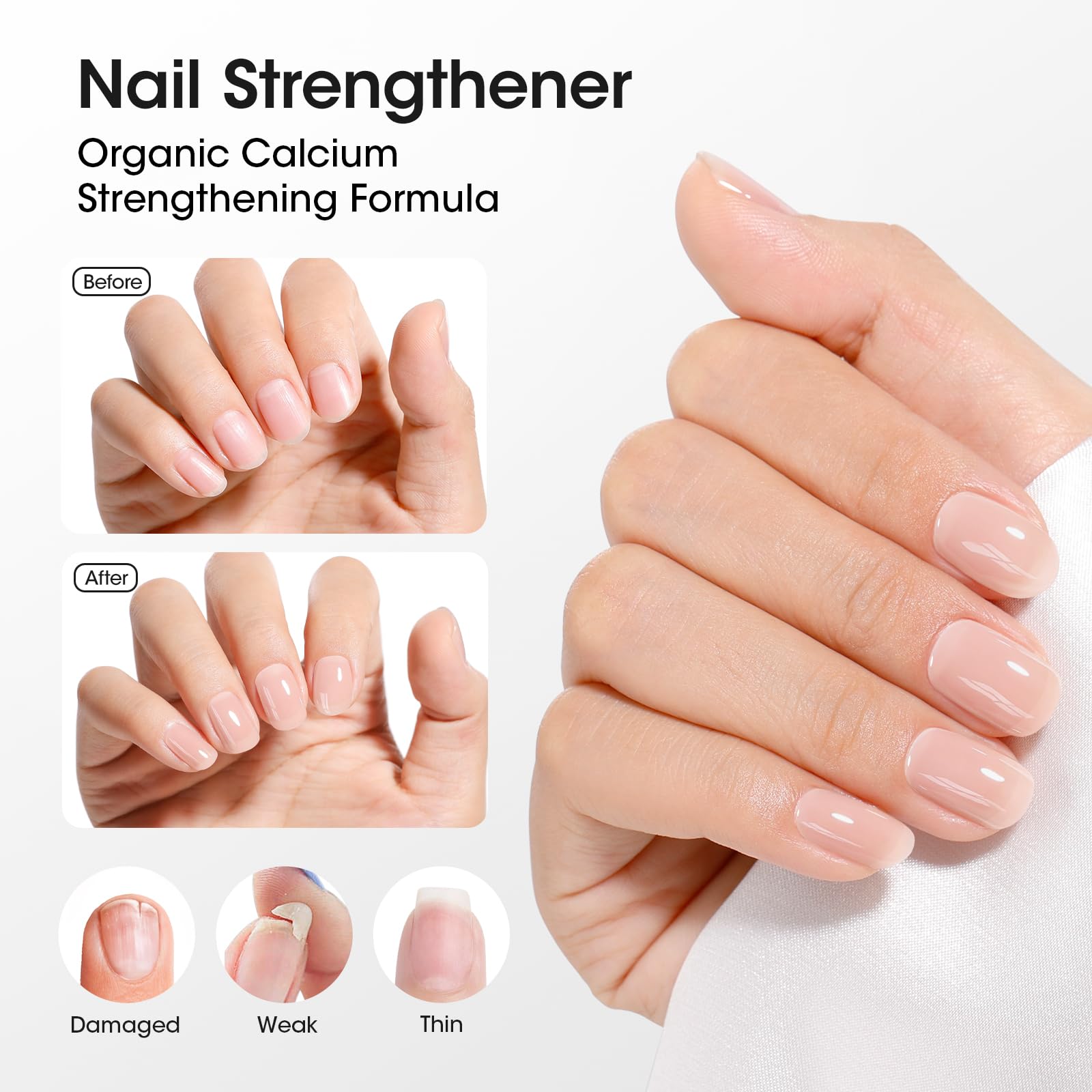 GELLEN calcium-enriched formula helps strengthen nails over time.