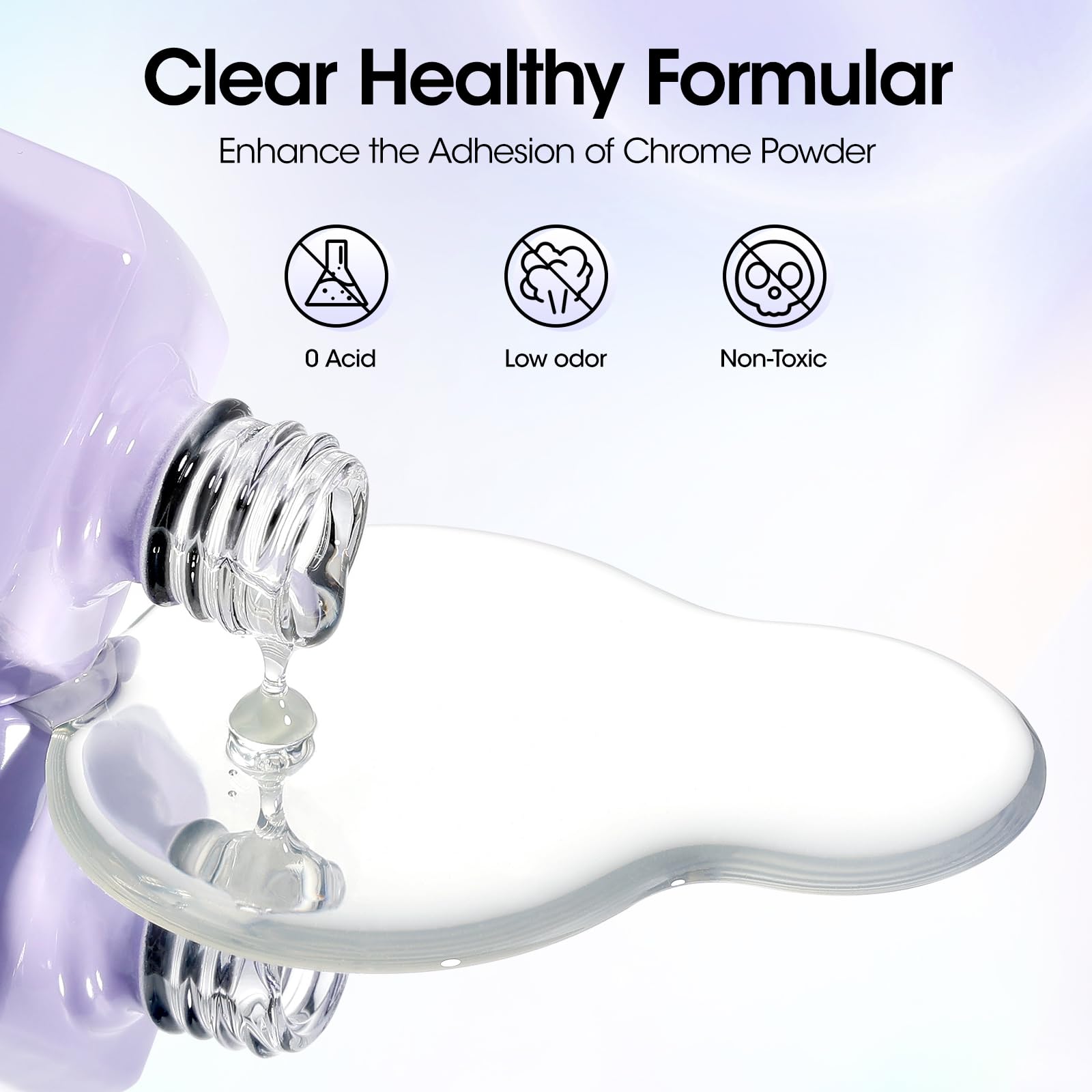 GELLEN chrome nails under UV curing show a durable, high-gloss finish.