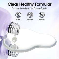 GELLEN chrome nails under UV curing show a durable, high-gloss finish.