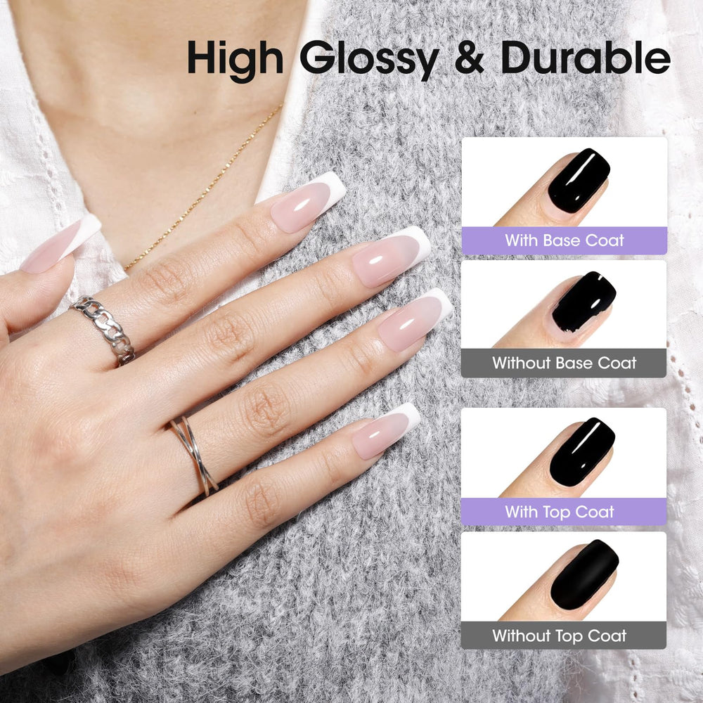 GELLEN DIY manicure setup with gel polishes.
