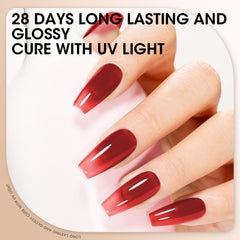 GELLEN Easy soak-off removal minimizes effort and nail stress.