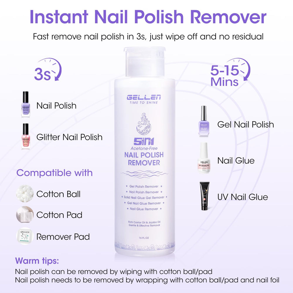 GELLEN ergonomic pump top for precise, mess-free application.