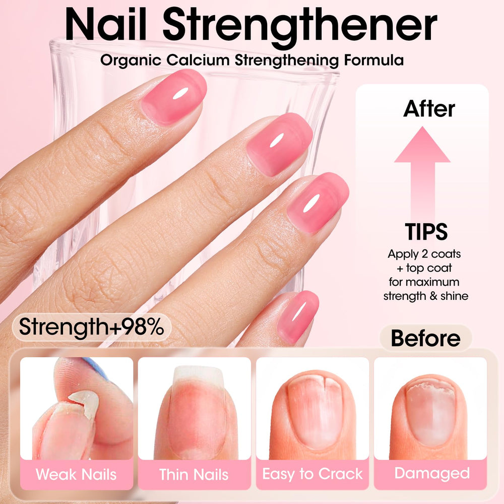 GELLEN fast-dry 2-3 minutes gloss finish on freshly polished nails.