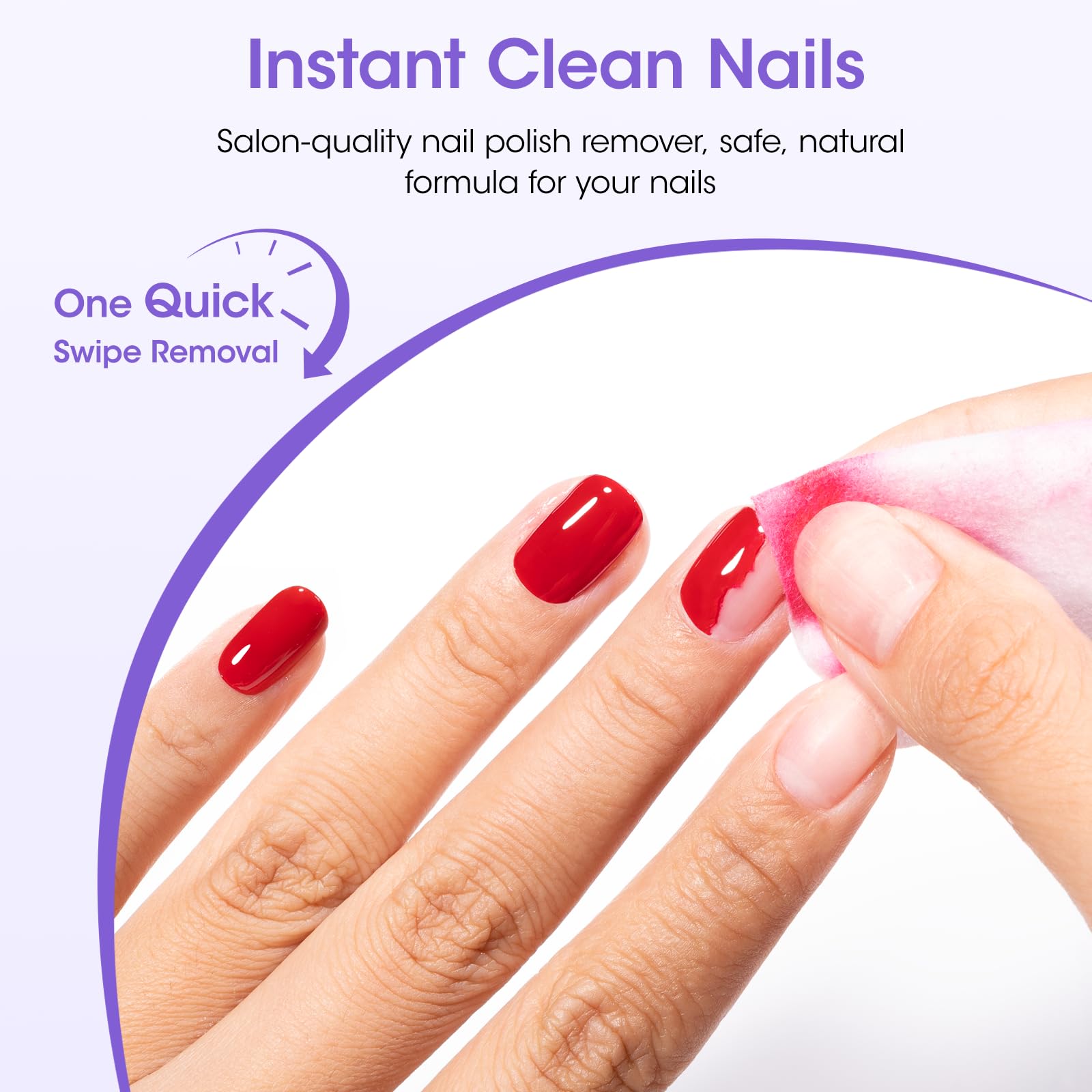 GELLEN five-in-one removal kit with foils and cotton.