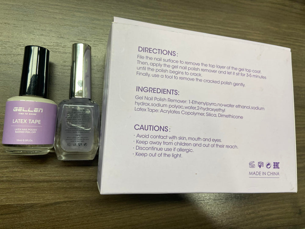 Gellen latex barrier tape protects skin during removal