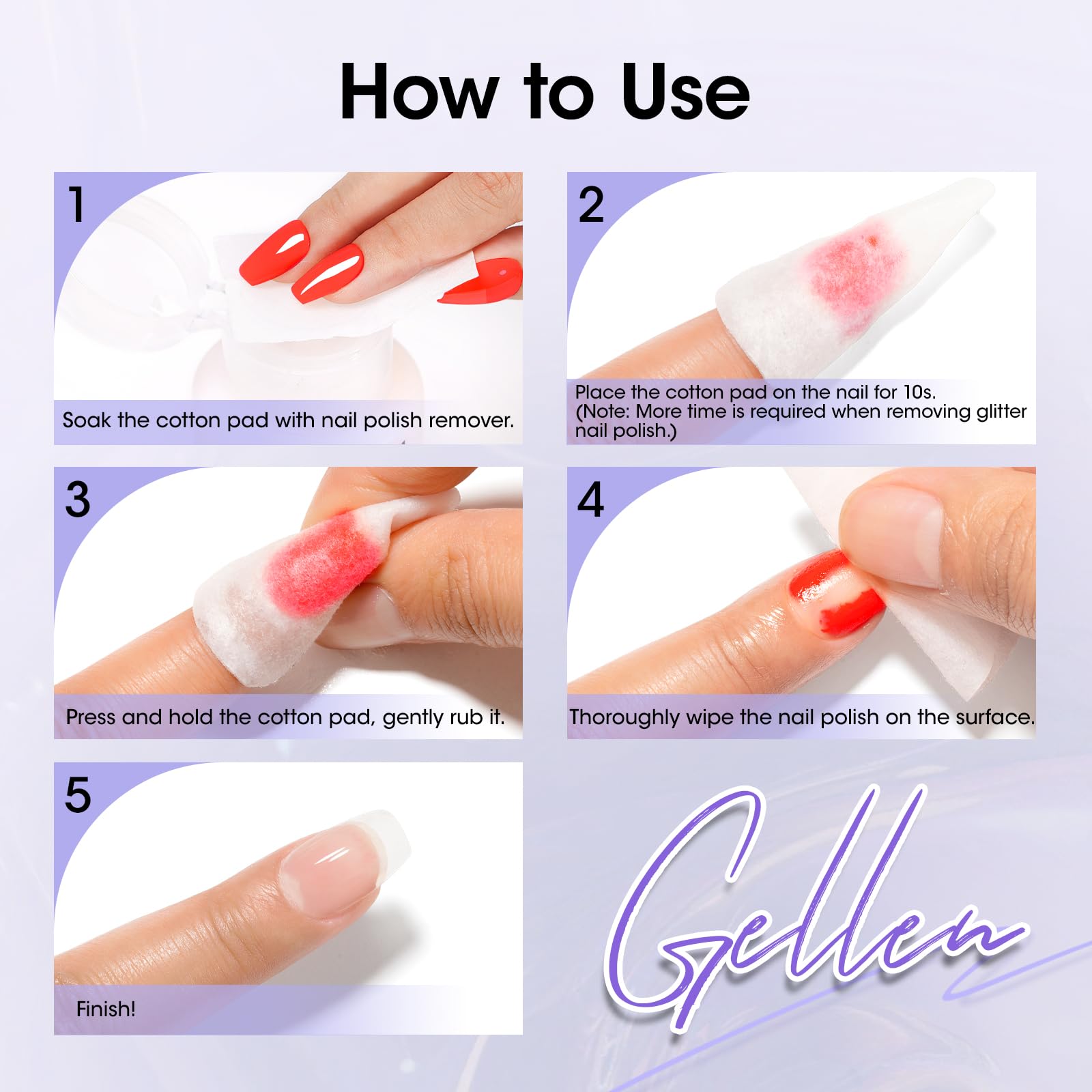 GELLEN suitable for at-home nail care and routine polish changes.
