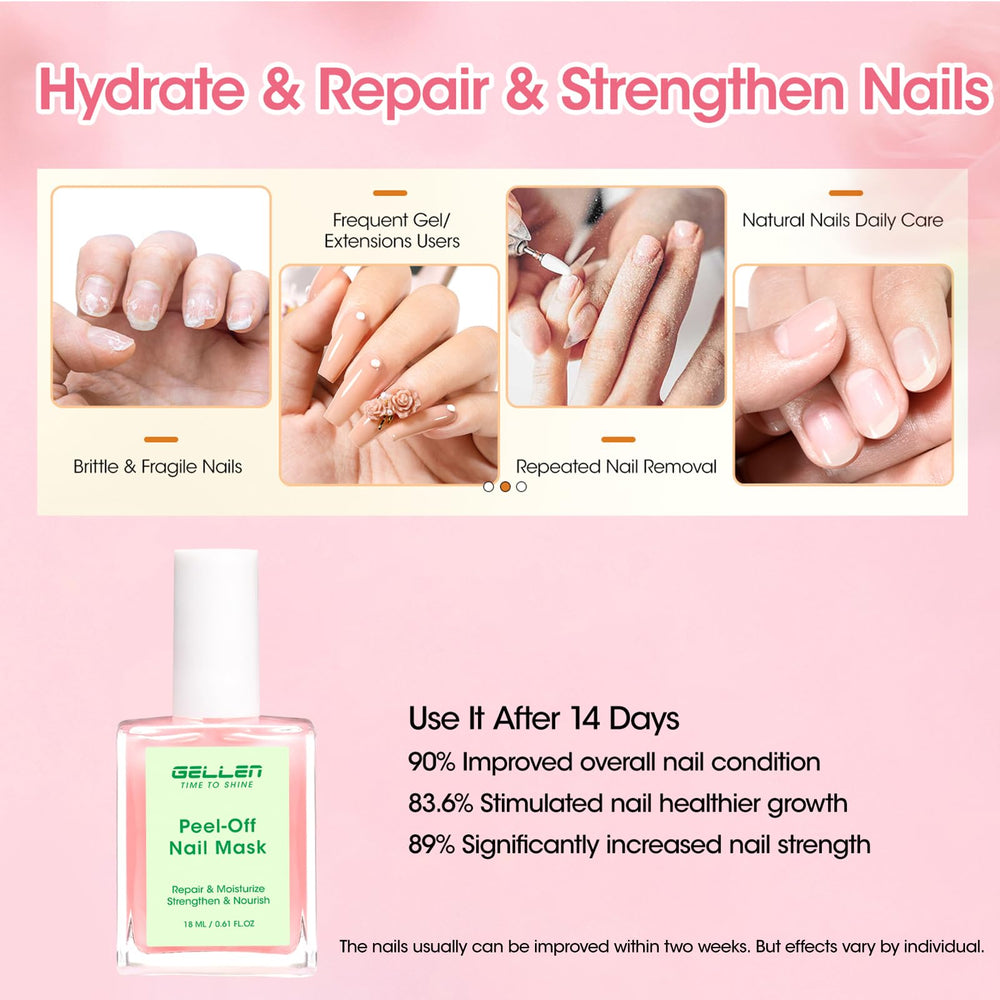 GELLEN ingredients: jojoba oil, sweet almond oil, aloe, panthenol, rose extract