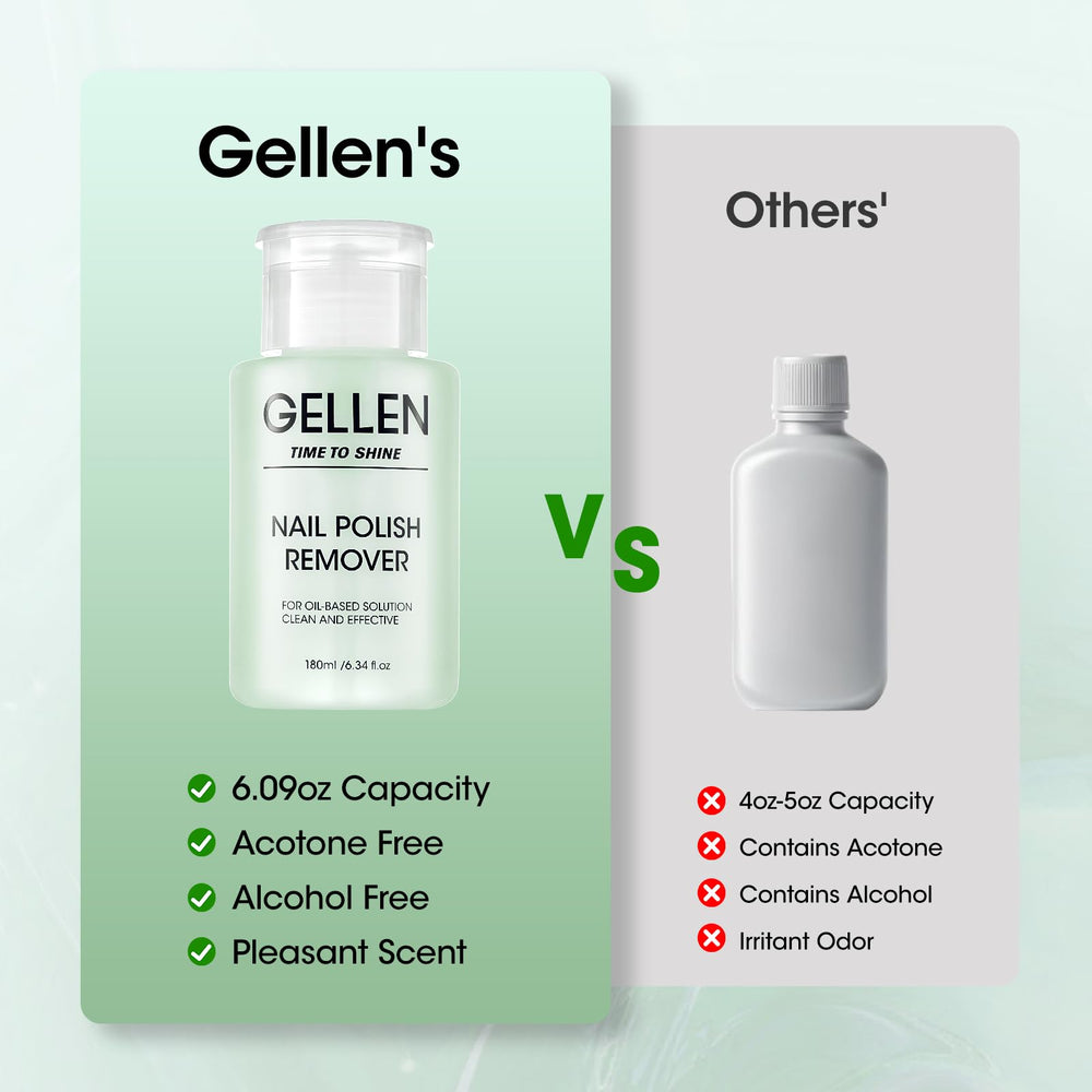 GELLEN Jasmine scent adds a pleasant touch during removal.
