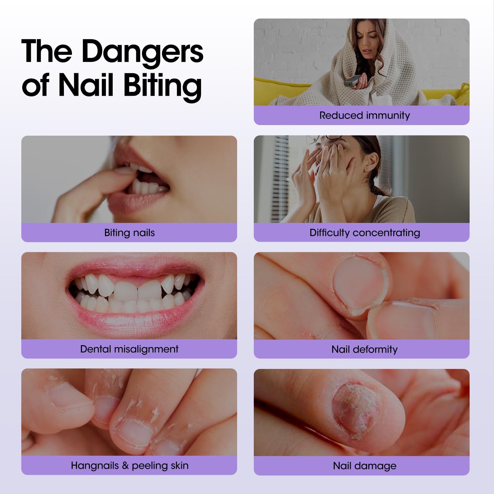 GELLEN kid-friendly deterrent applied on nails for thumb-sucking awareness