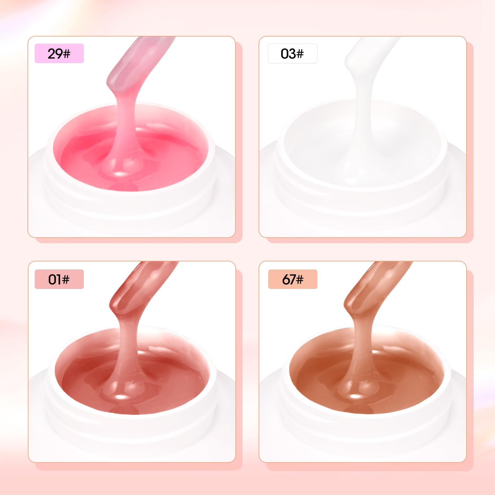 GELLEN kit packaging showing the nail forms.