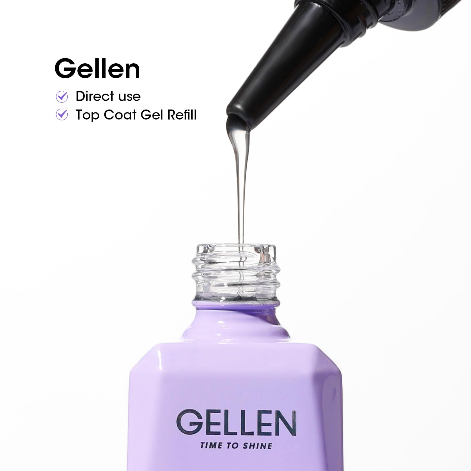 GELLEN large-capacity 100ml bottle for value and fewer reorders.