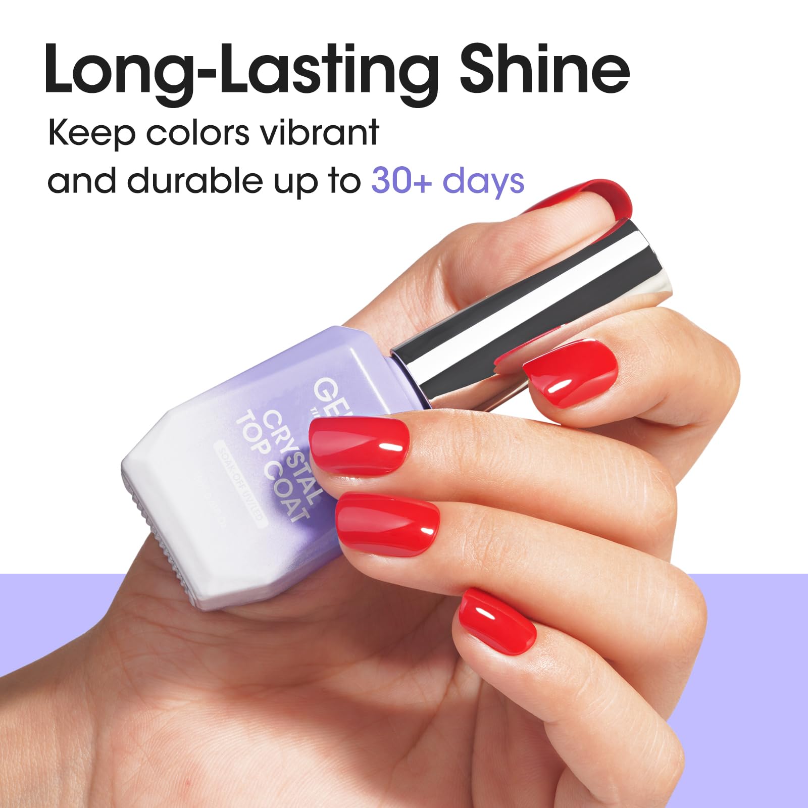GELLEN LED/UV curing 60 seconds for optimal gloss