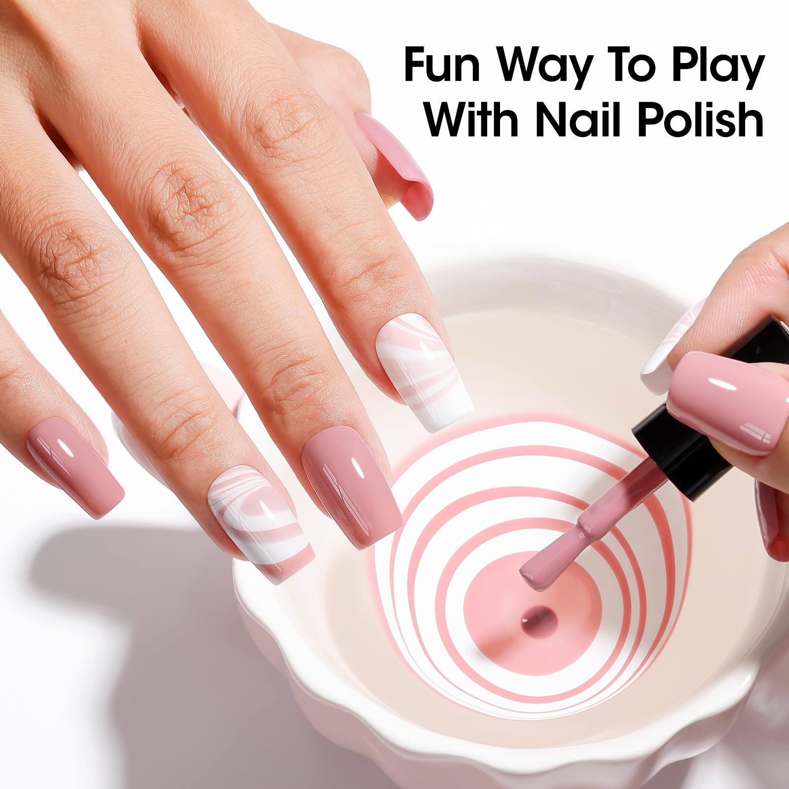 GELLEN long-wear chip-resistant formula keeps glossy color longer.