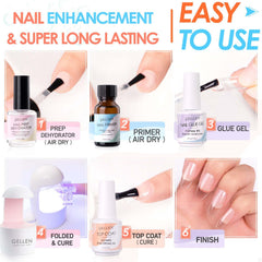 Gellen mini UV nail lamp enables fast curing on the go.