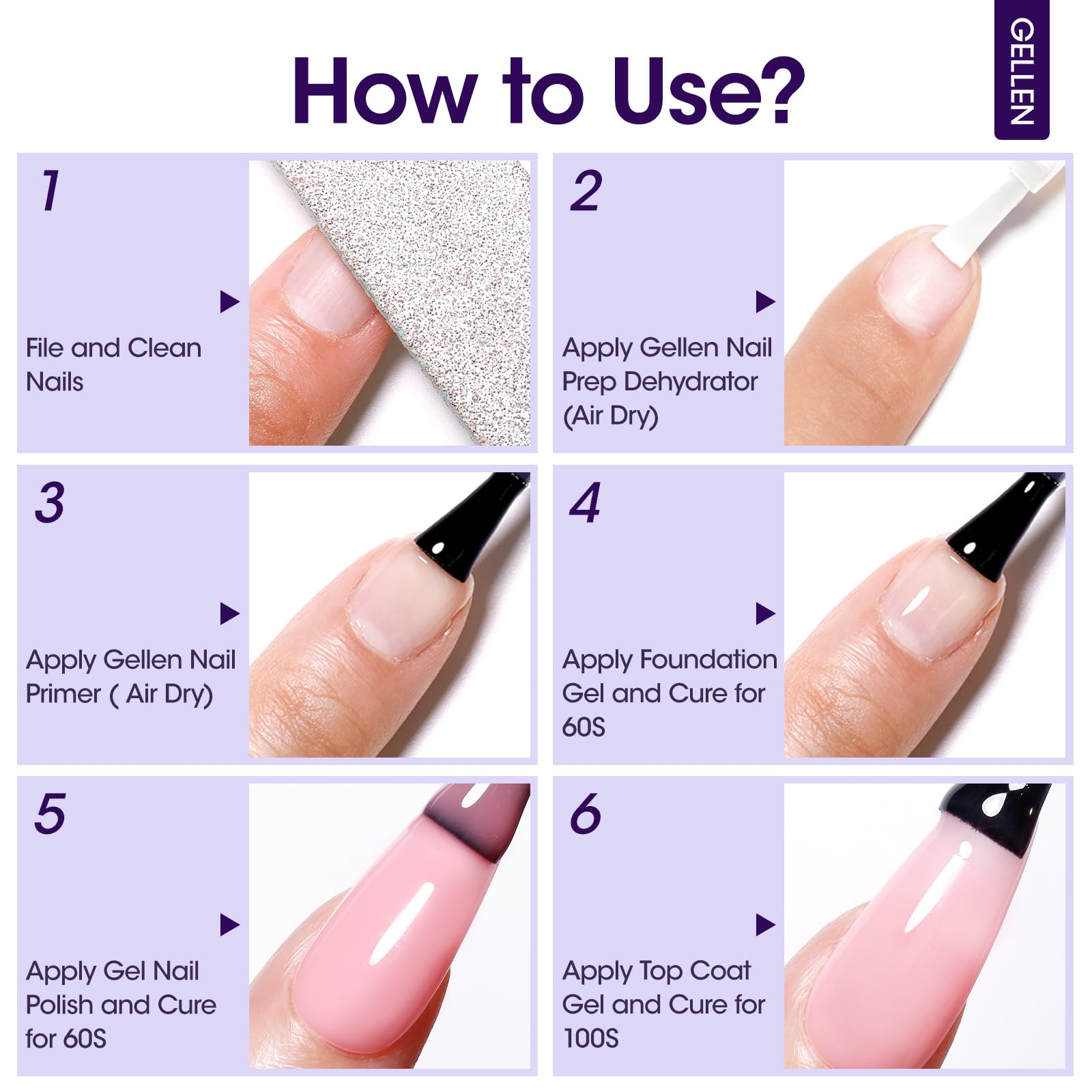 Gellen Nail art design essentials closeup inspires creative manicure options.