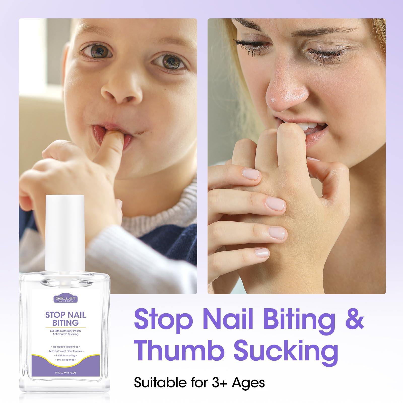 GELLEN Nail Biting Treatment suitable for kids and adults