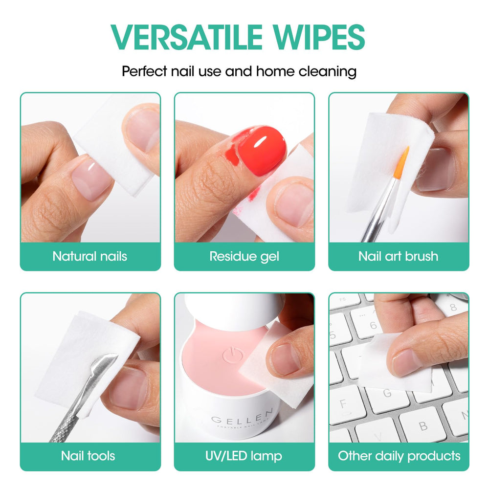 GELLEN Nail Cleanser Pad at-home salon setup for professional results