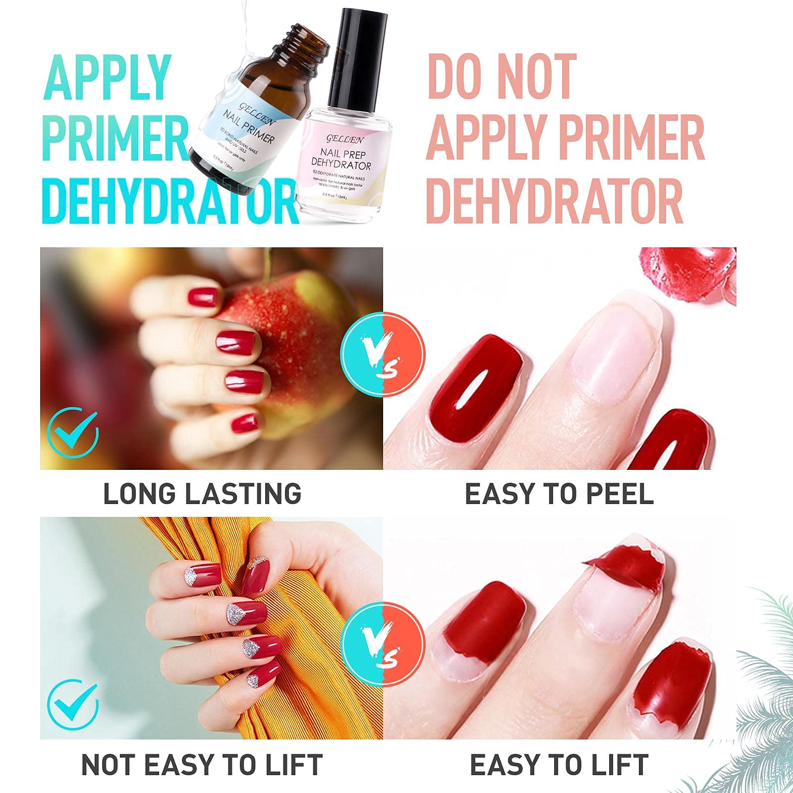 GELLEN nail decorations pack for personalized DIY designs.