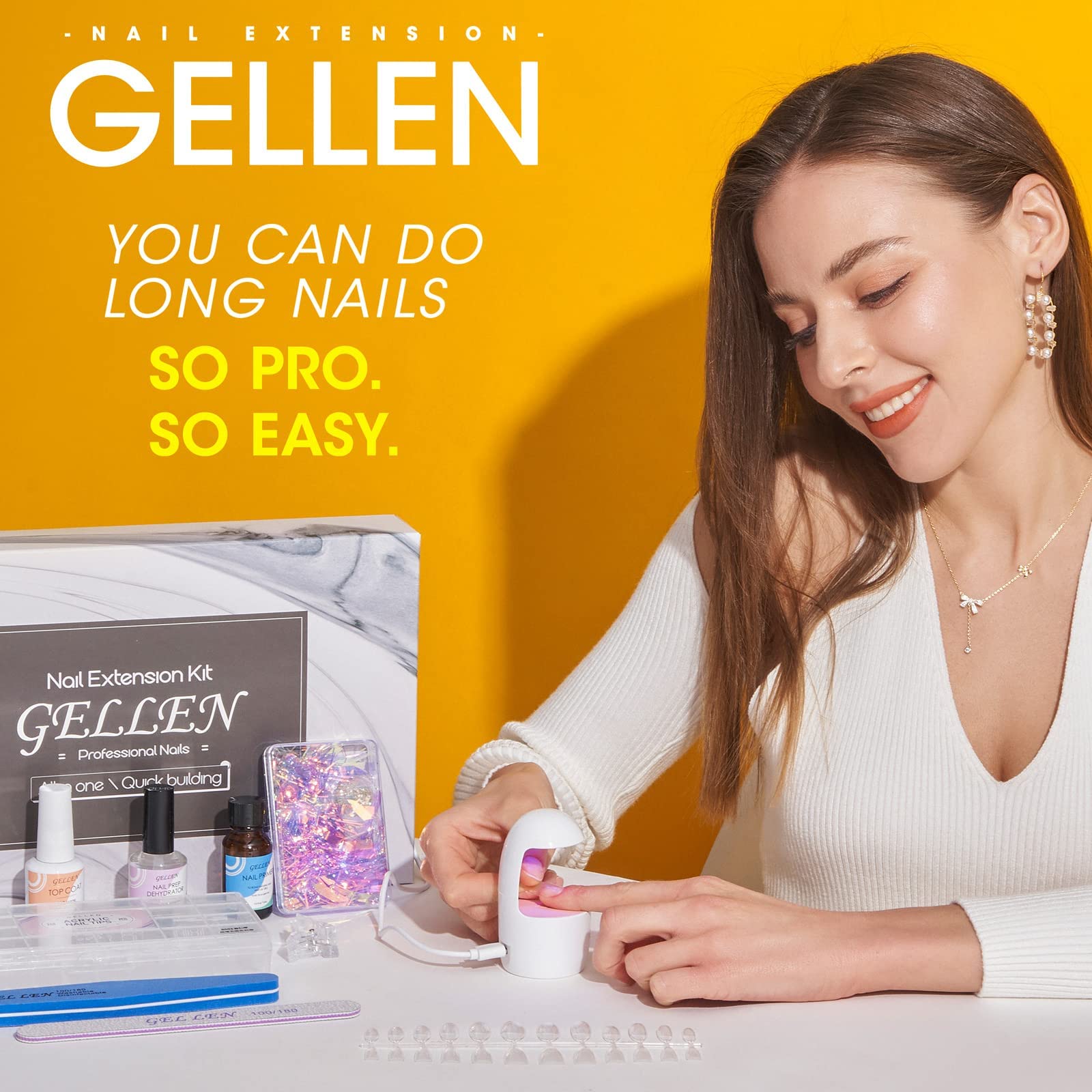 GELLEN nail files set for smoothing and shaping.