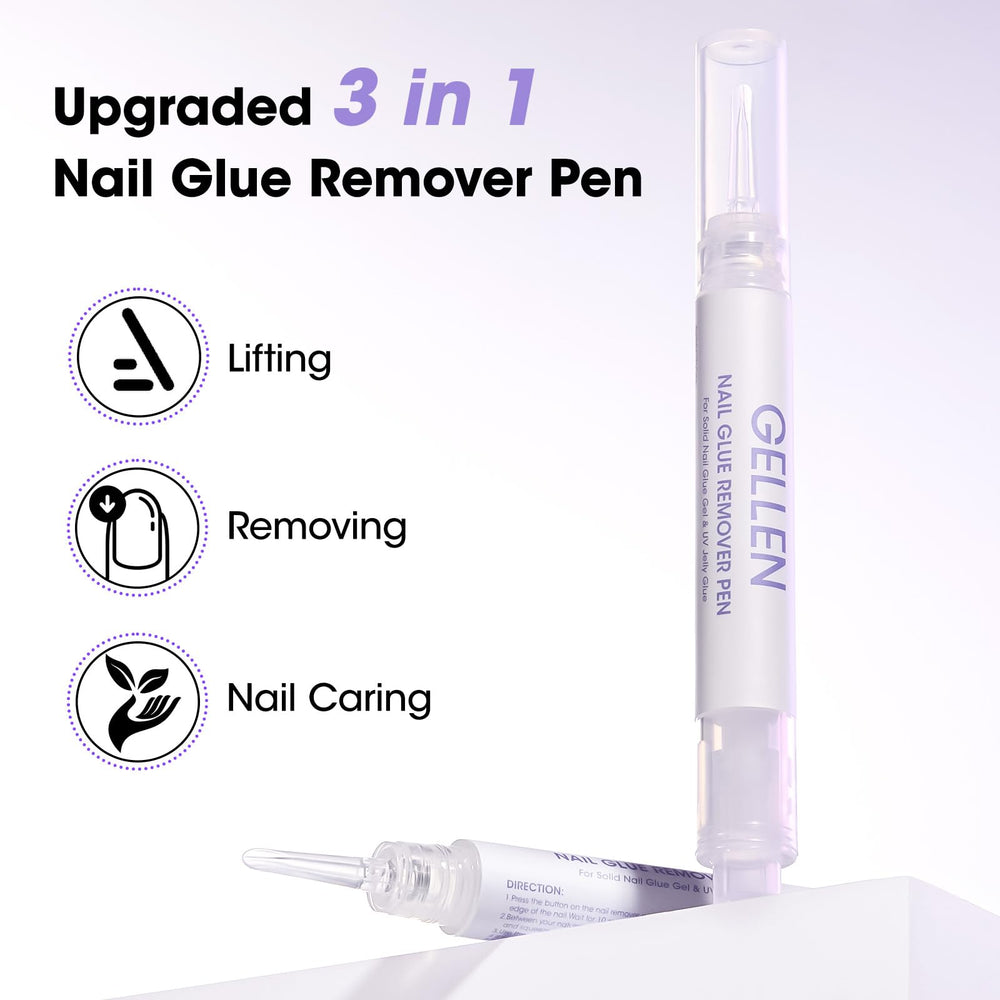 GELLEN acetone-free remover nourishes nails with Vitamin E