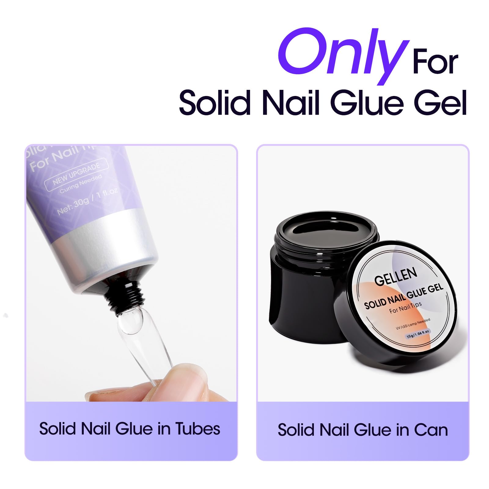 GELLEN remover sticks included for precise nail lifting