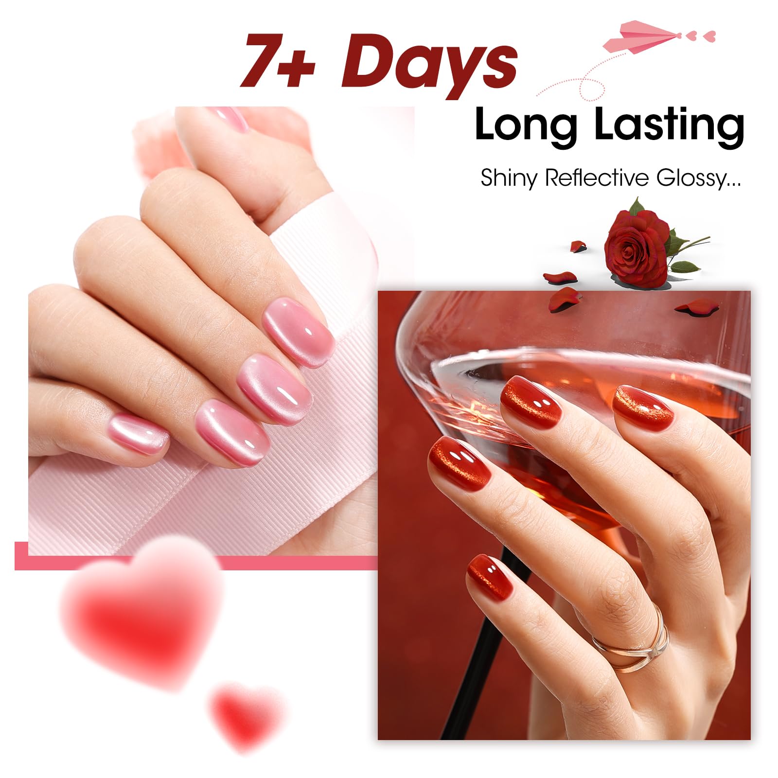 GELLEN three cat eye colors set for daily and special occasions.