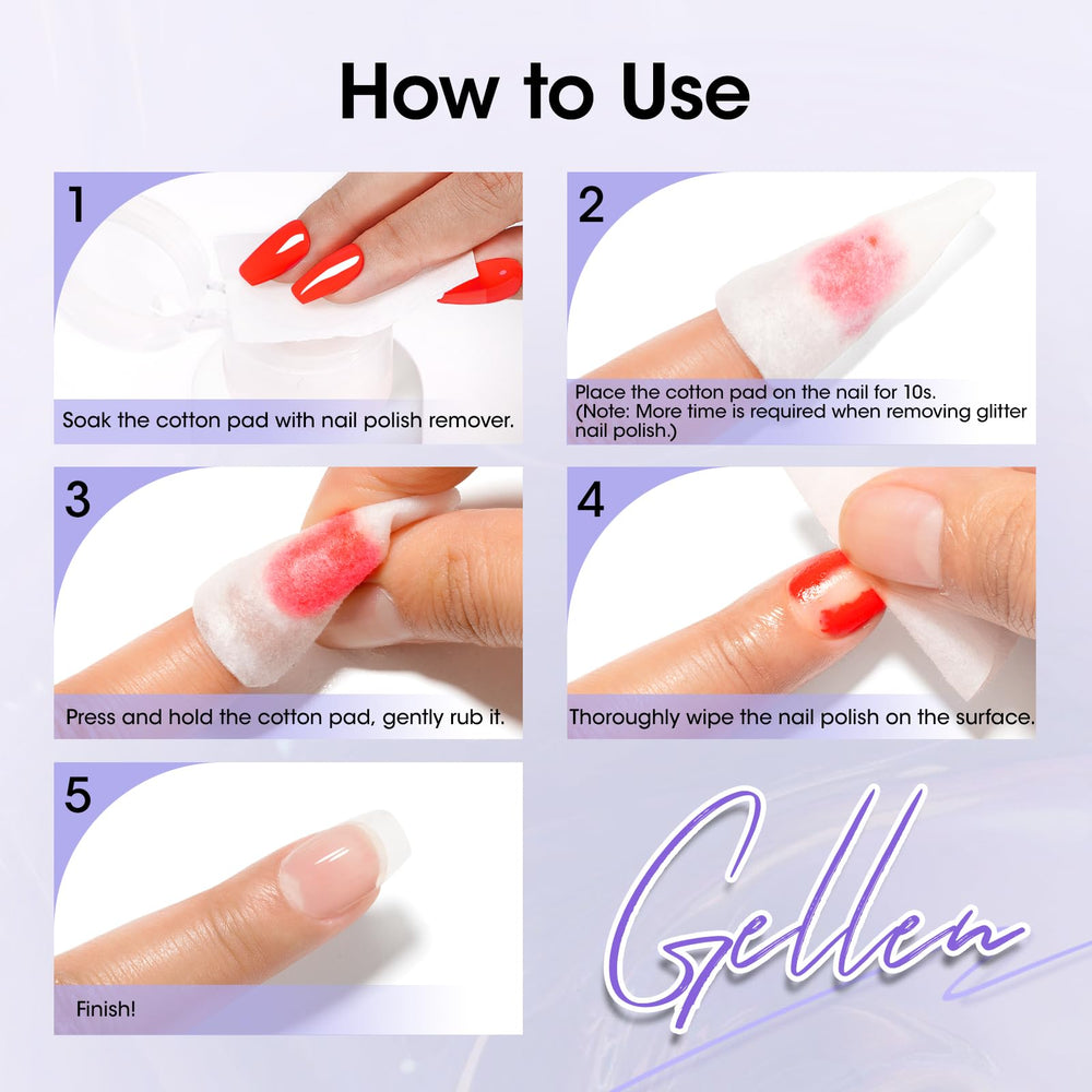 GELLEN daily use friendly remover shown with sleek bottle on desk