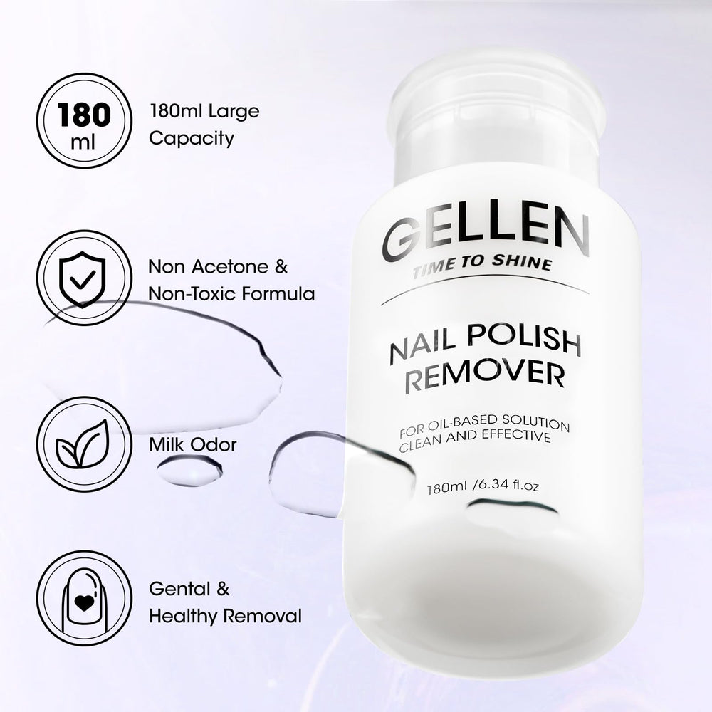 GELLEN remover dust proof cap protects formula during daily use