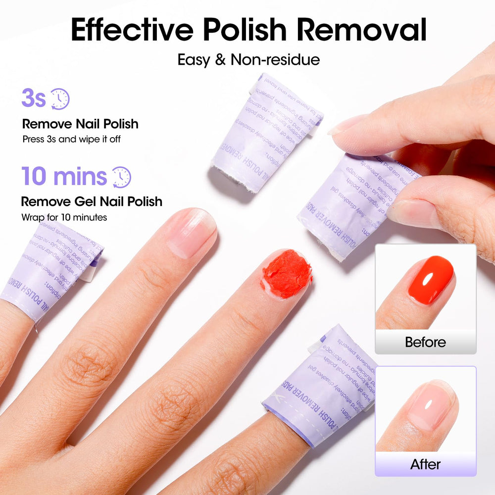 GELLEN remover pad lavender oil close-up; soothing cuticles during polish removal.