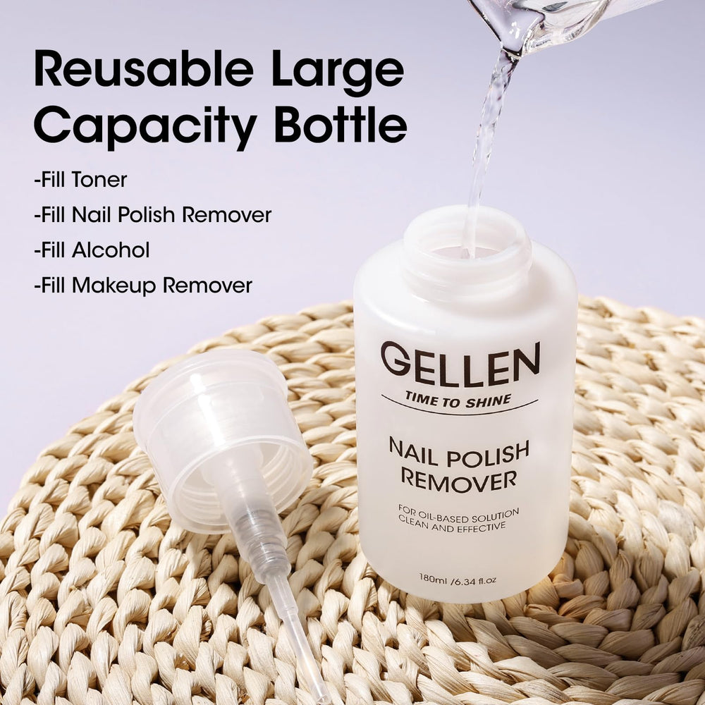 GELLEN quick removal action demonstrated on nails