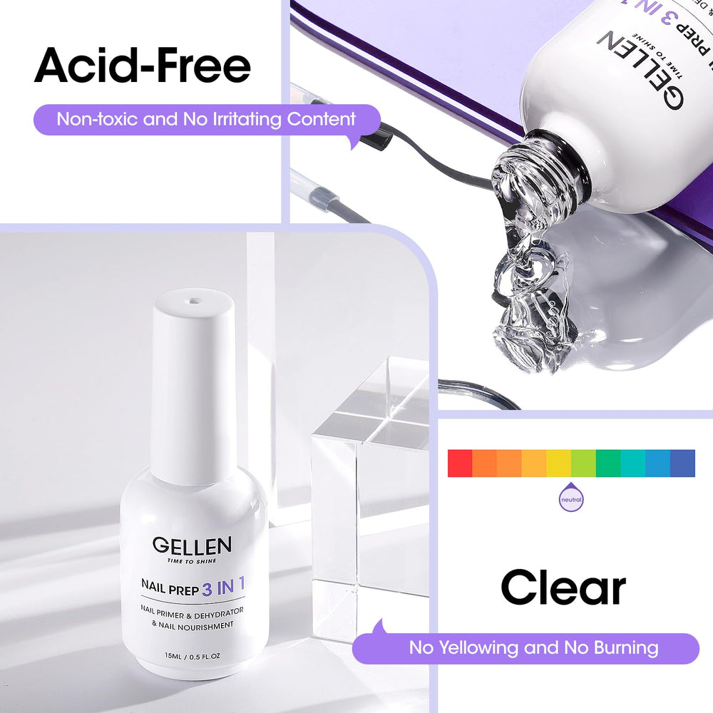 GELLEN compatible with gel, acrylic, and dip powders finishes.