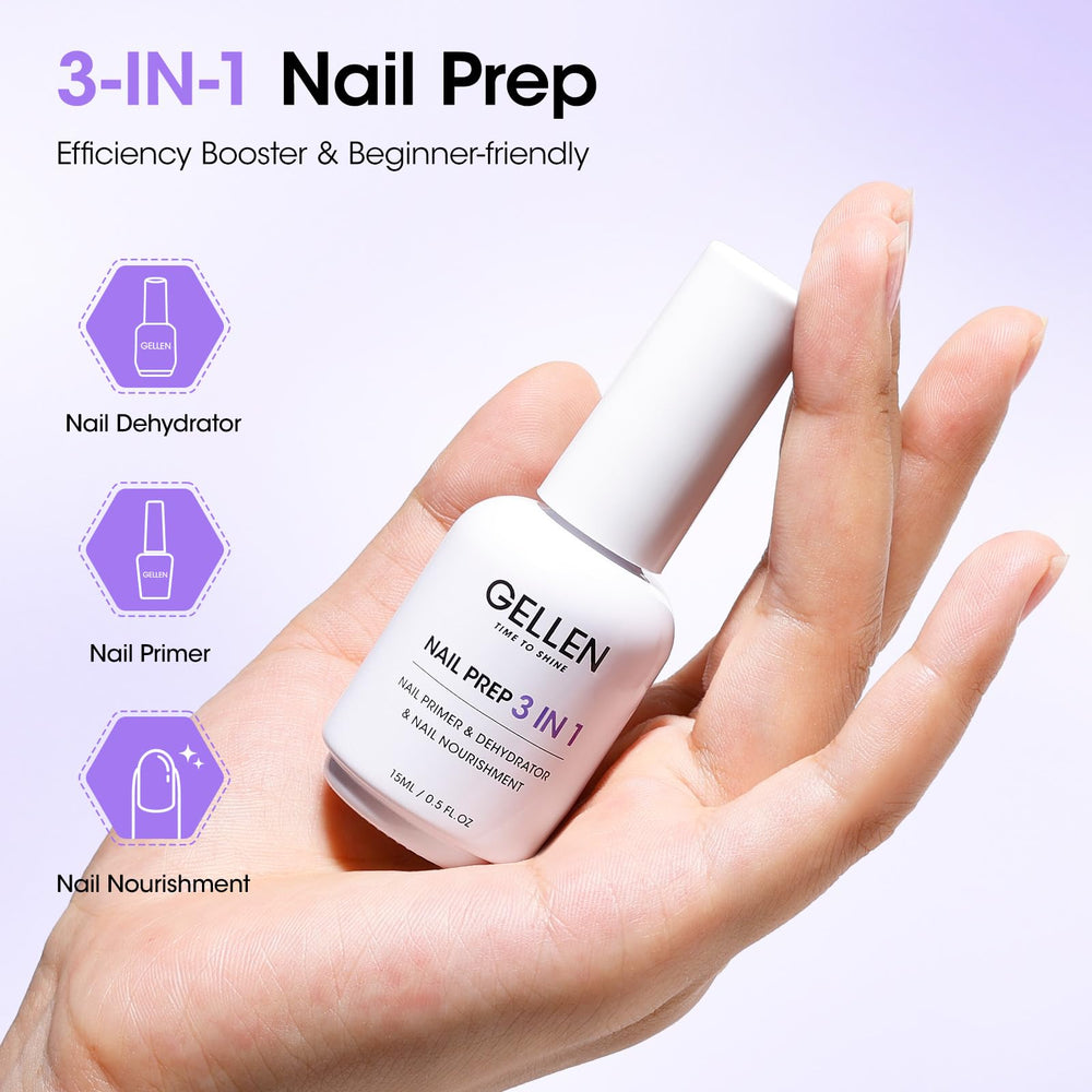 GELLEN label close-up highlights vitamin E and squalane nourishment.