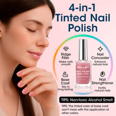GELLEN nail ridge filler creates an even surface for smoother polish.
