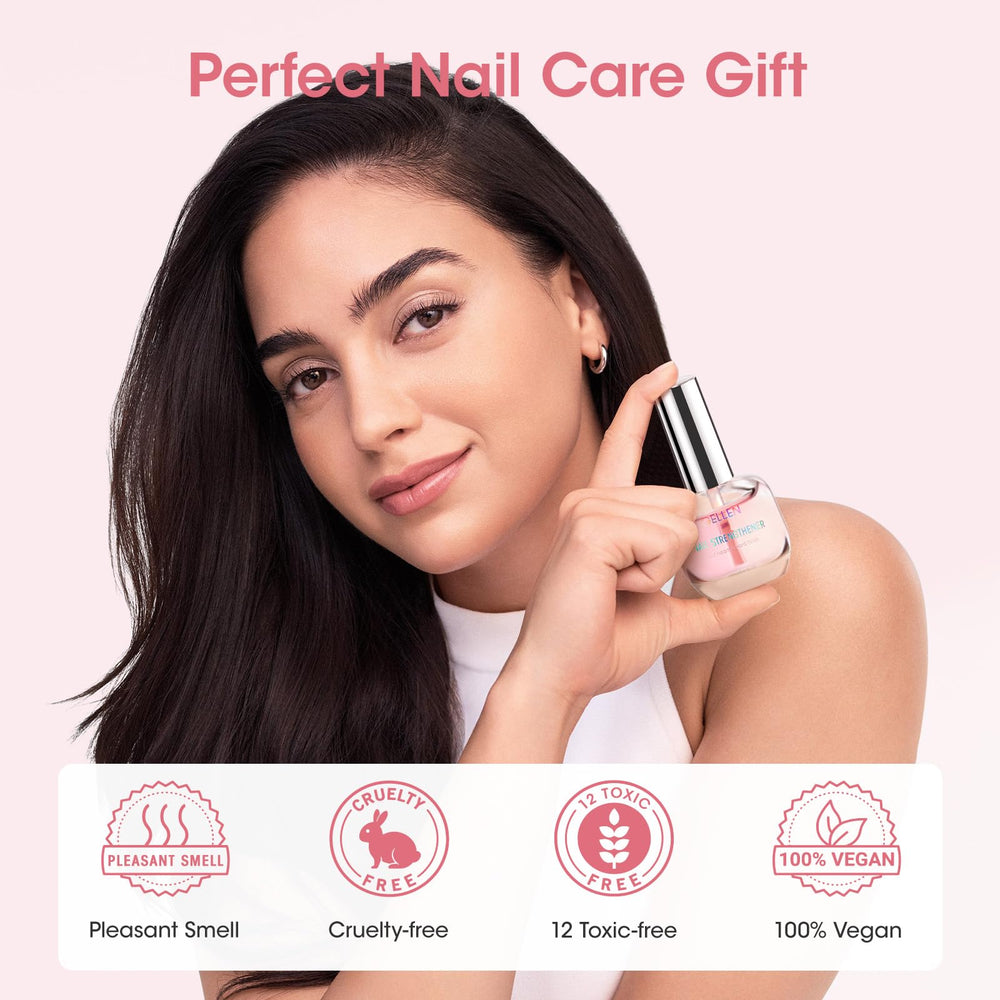 GELLEN Air dry look reveals ultra clear, glossy nail finish
