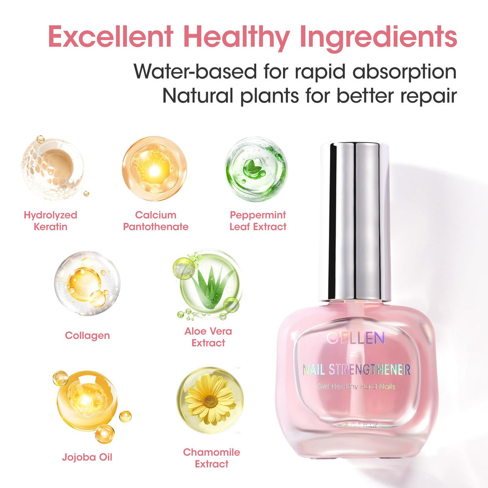 GELLEN Nail Strengthener ridge filler texture application for smoother surface
