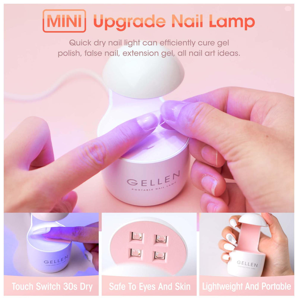 GELLEN 240 tips in 12 sizes for a precise fit.