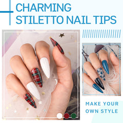 GELLEN stiletto nail tips—durable and natural-looking for seamless extensions.