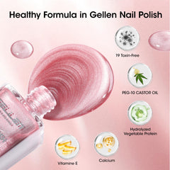 GELLEN non-gel nail polish with low-odor formula for comfortable at-home use