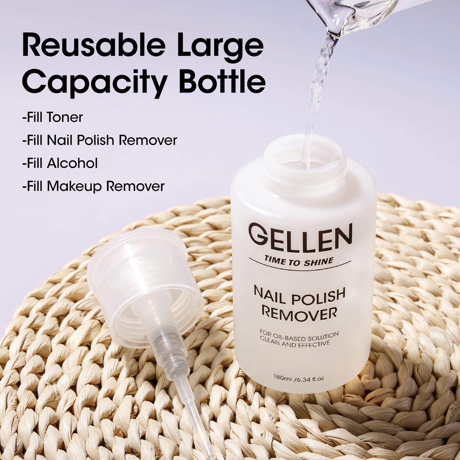 Not for gel polish, suitable for regular nail polish removal