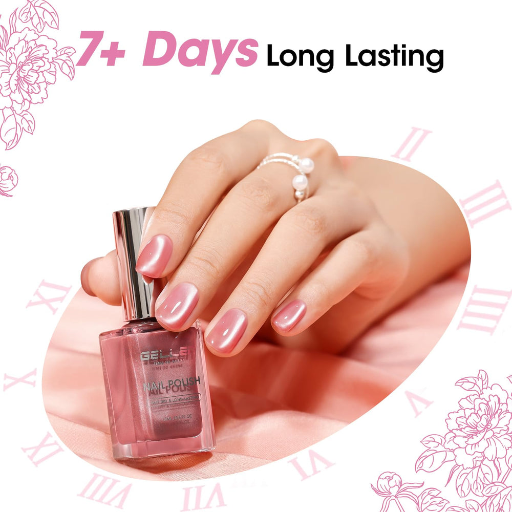 GELLEN nail polish includes calcium and vitamin E for added nail care