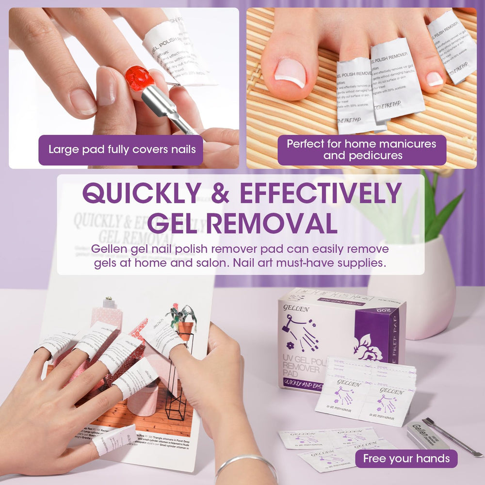 GELLEN compact remover kit packaging for convenient nail care