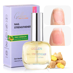 GELLEN Pro Care Ginger Nail Strengthener bottle strengthens brittle nails.