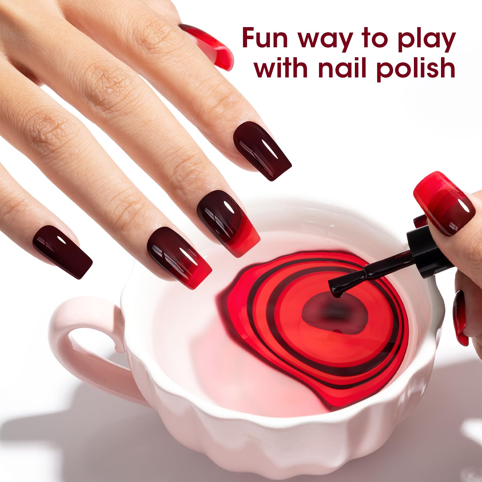 GELLEN quick-dry polish demonstrates 60-second touch-dry for busy mornings