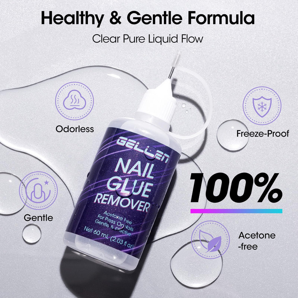 GELLEN quick-dry removal targets strong and solid nail glue.