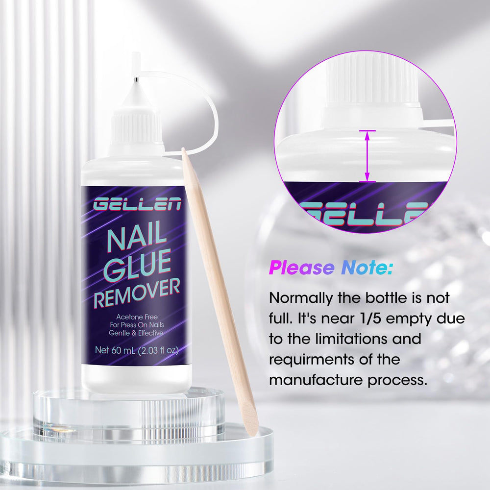 GELLEN removal steps guide included for smooth tip removal.